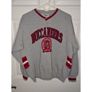 Vintage NFL Tampa Bay Buccaneers Lee Sport Pullover  Sweatshirt Size Medium EUC